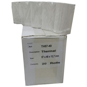 Thermal Credit Card Till Roll 57x40mm